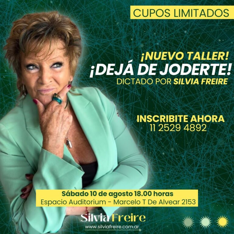 TALLER: ¡Dejá de Joderte!